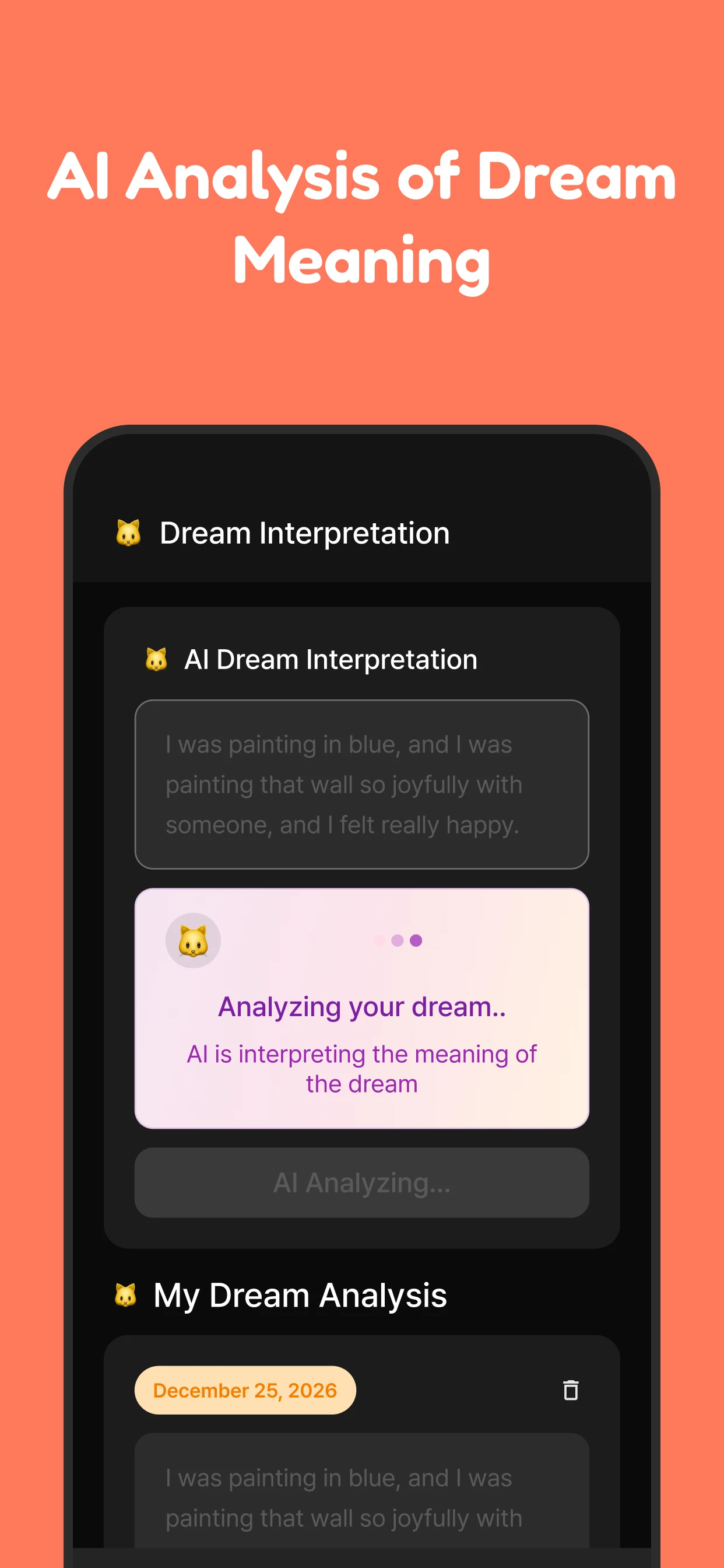 MeowAlarm: AI Alarm & Dreams screenshot